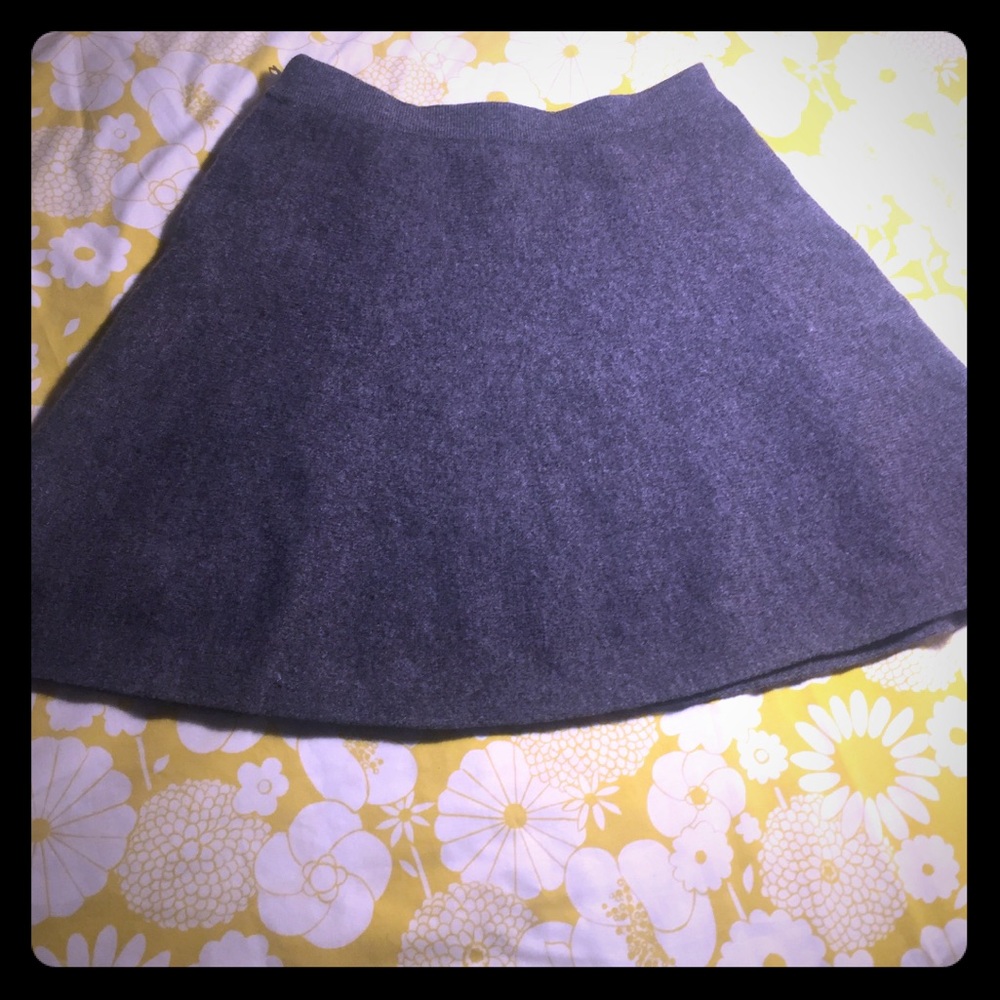 ☘️Gray Wool Circle Skirt☘️